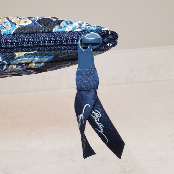 Vera Bradley Brush & Pencil Case - Windsor Navy - Picture 6 of 9